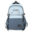 Mochila de Moda Doble de Color Contrastante para Hombre de Gran Capacidad