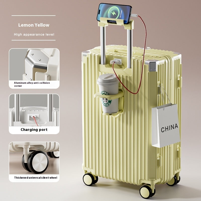Premium Multifunctional Large-Capacity Carry-On Trolley Case