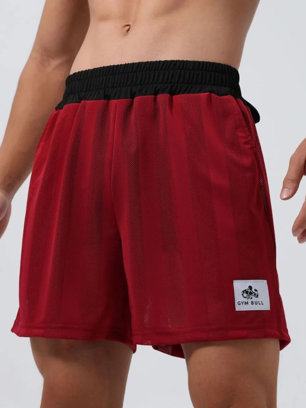 Men's Plus Size Elastic Waist Jogger Shorts