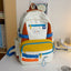 Fashion Color Contrast Large Capacity Travel Backpack