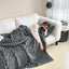 Luxurious Double-Sided Bubble Velvet Blanket