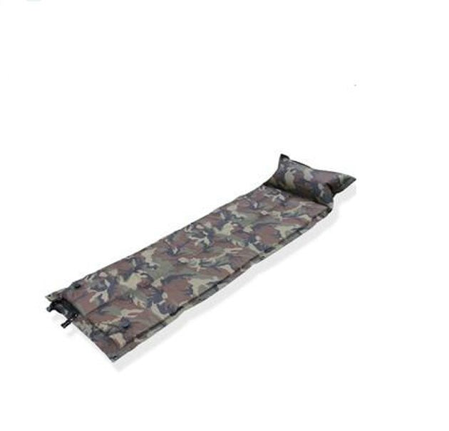 Camo Automatic Inflatable Cushion with Pillow for Camping