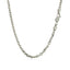 14k White Gold Diamond Cut Cable Link Chain - 2.90 mm