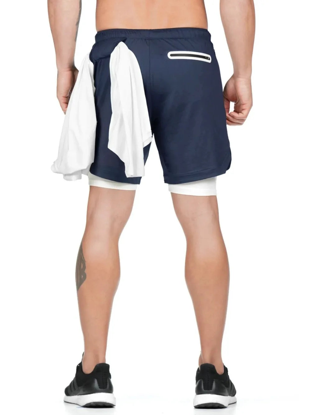 Men's Plus Size Drawstring Jogger Shorts