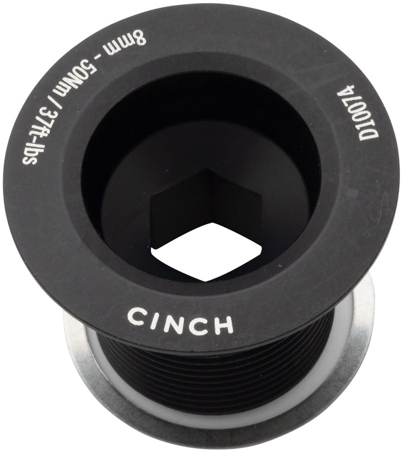 Boulon de manivelle RaceFace CINCH avec rondelle - NDS M18 Noir mat
