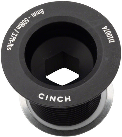 Perno de manivela RaceFace CINCH con arandela - NDS M18 Negro mate