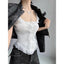 Off-Shoulder Irregular Short Sleeveless Top