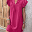Robe Mini Élégante à Manches Courtes Volantes