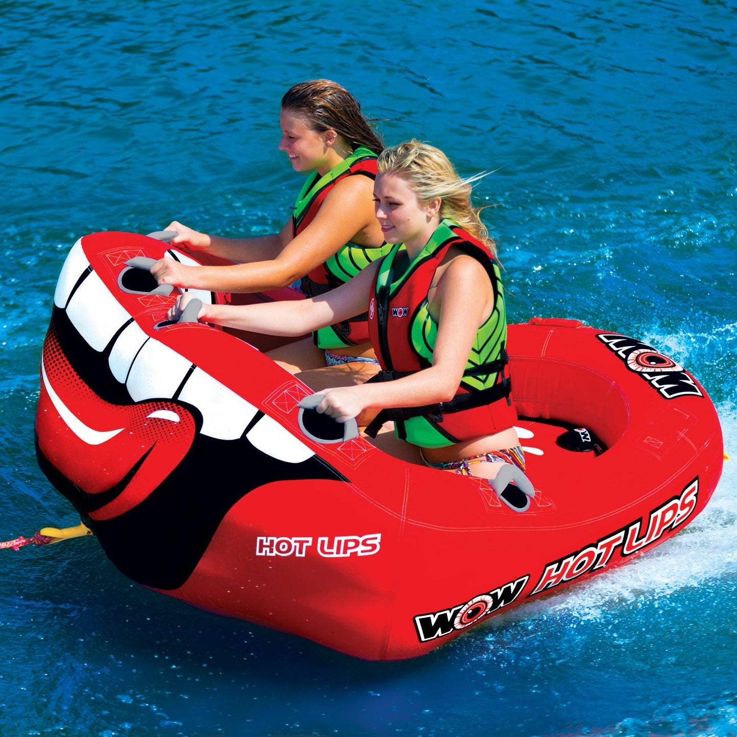 WOW Sports Hot Lips Tubo de Agua Remolcable para 2 Personas