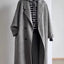 Premium Korean-Style Loose Mid-Length Wool Coat