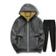 Hooded Fleece Plus Thick Lamb Fleece Cardigan Sweater