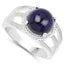 Anillo de Compromiso de Plata Esterlina con Iolita de 3.65 Quilates