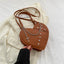 Korean-style Heart-shaped Crossbody Bag