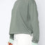 Striped Oversized Round Neck Sweatshirt