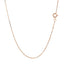 Cadena Clásica de Caja en Oro Rosa de 14k - 0.45mm
