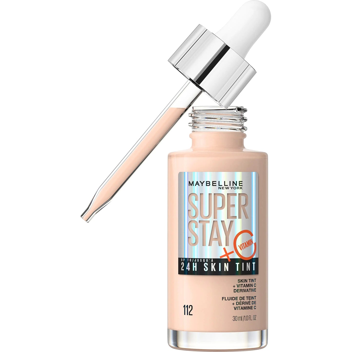 Maybelline Super Stay 24HR Skin Tint - Fond de teint éclat, 30 ml