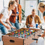 4-in-1 Combo Game Table Set with Foosball, Billiards, and Hockey