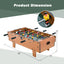 4-in-1 Combo Game Table Set with Foosball, Billiards, and Hockey