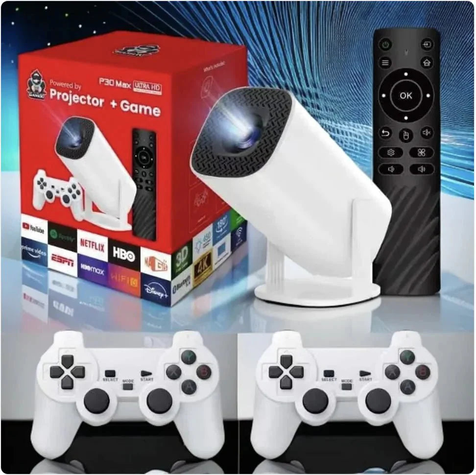 4K HD Gaming Projector – Ultra-Clear Wireless Display