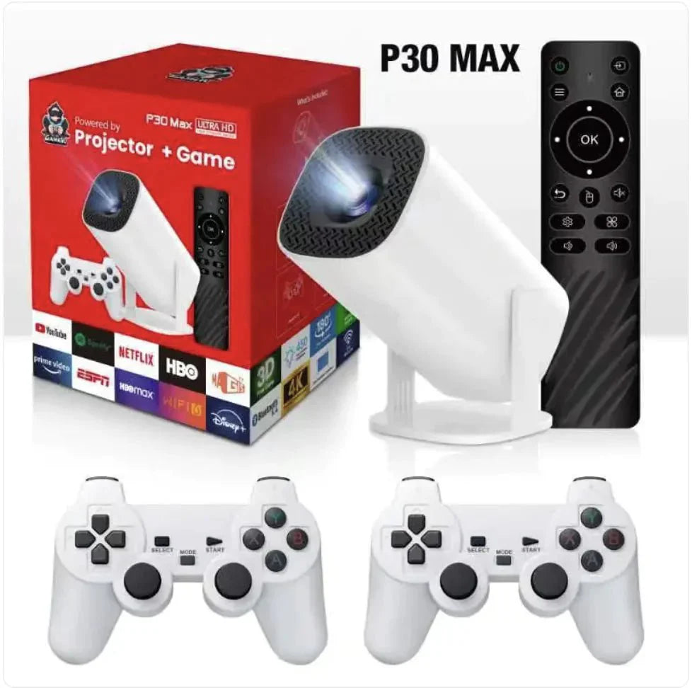 4K HD Gaming Projector – Ultra-Clear Wireless Display