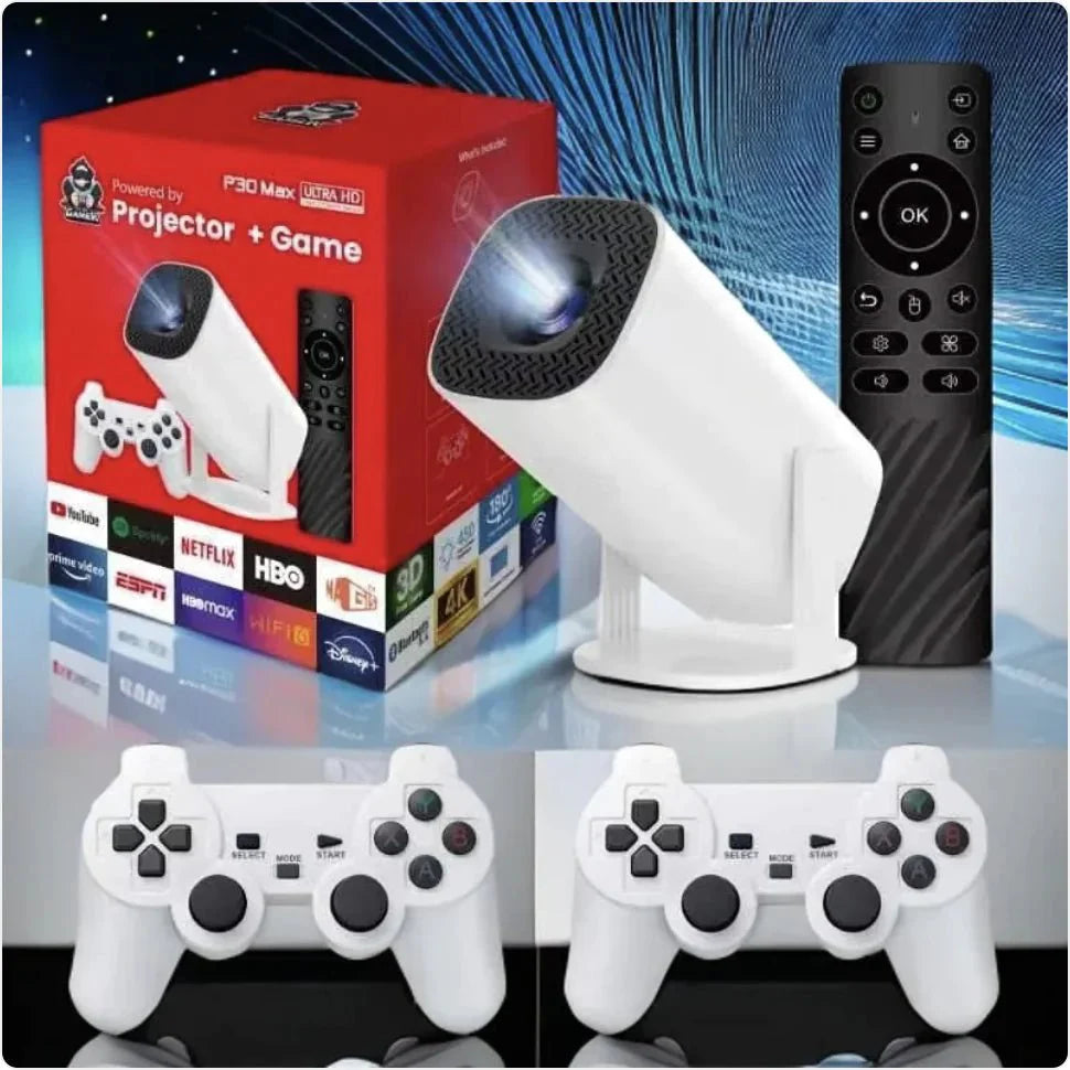 4K HD Gaming Projector – Ultra-Clear Wireless Display