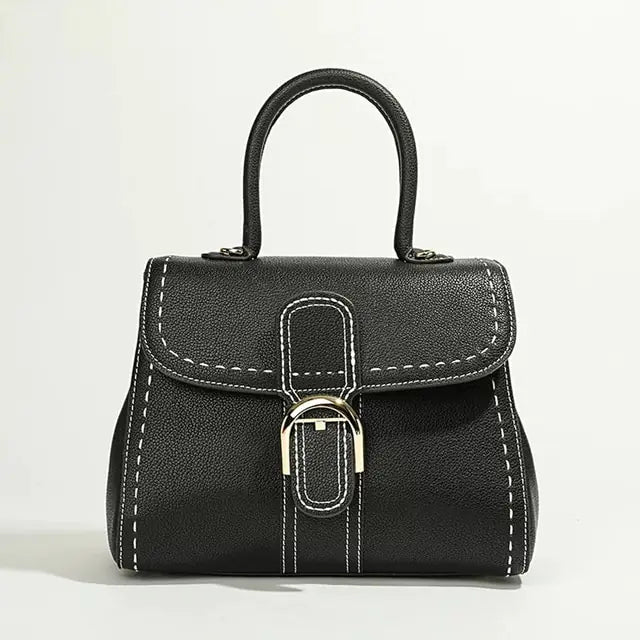 Togo Cowhide Women's Crossbody Handbag