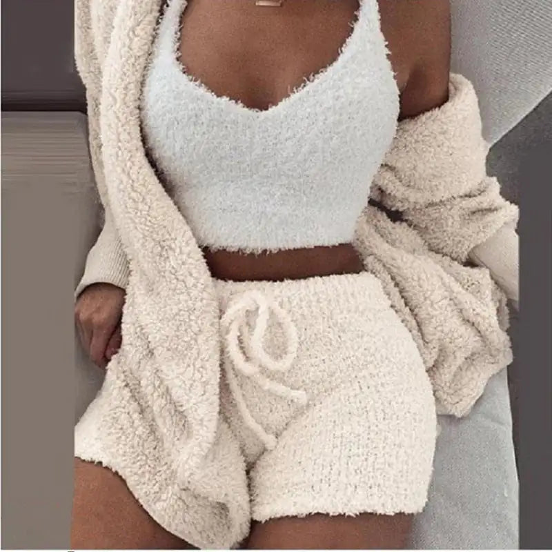 Ensemble de Pyjama Tricoté Confortable