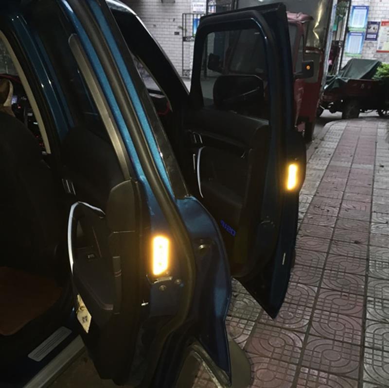 Autocollants réfléchissants d'avertissement pour une sécurité accrue des véhicules - Ensemble de 4 p