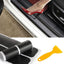 4PCS Universal Carbon Fiber Car Door Sill Protectors