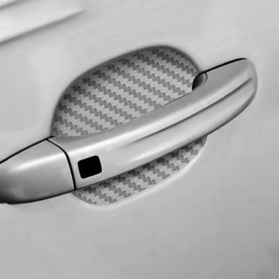 4pcs Universal Carbon Fiber Auto Door Handle Stickers
