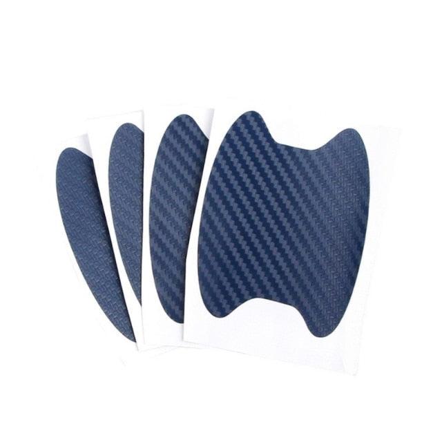 4pcs Universal Carbon Fiber Auto Door Handle Stickers
