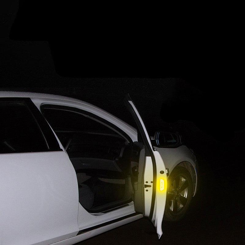 4Pcs Car Door Reflective Safety Stickers - Universal Warning Mark