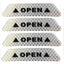 4Pcs Car Door Reflective Safety Stickers - Universal Warning Mark