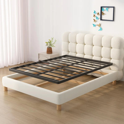 Base de lit Upcanso King Box Spring - Fondation en métal à profil bas