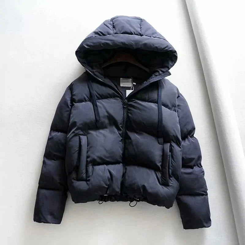 Cotton Padded Hooded Jacket for Winter Comfort