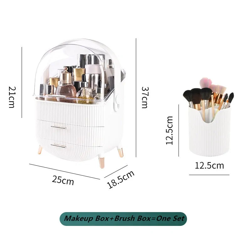Elegant Cosmetic Storage Box Organizer
