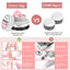 MIZHSE Solid Builder Gel - 4 Classic Colors for Nail Art