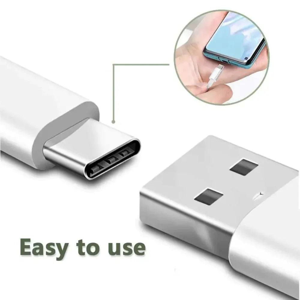 Paquete de 2 cables USB-C de 3 pies para carga y transferencia de datos
