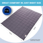 Hazli Kids Weighted Blanket 5 lb Soft Blue Minky 36" x 48" - Korvel