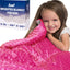 Hazli Kids Weighted Blanket 5 lb Soft Blue Minky 36" x 48" - Korvel