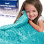 Hazli Kids Weighted Blanket 5 lb Soft Blue Minky 36" x 48" - Korvel