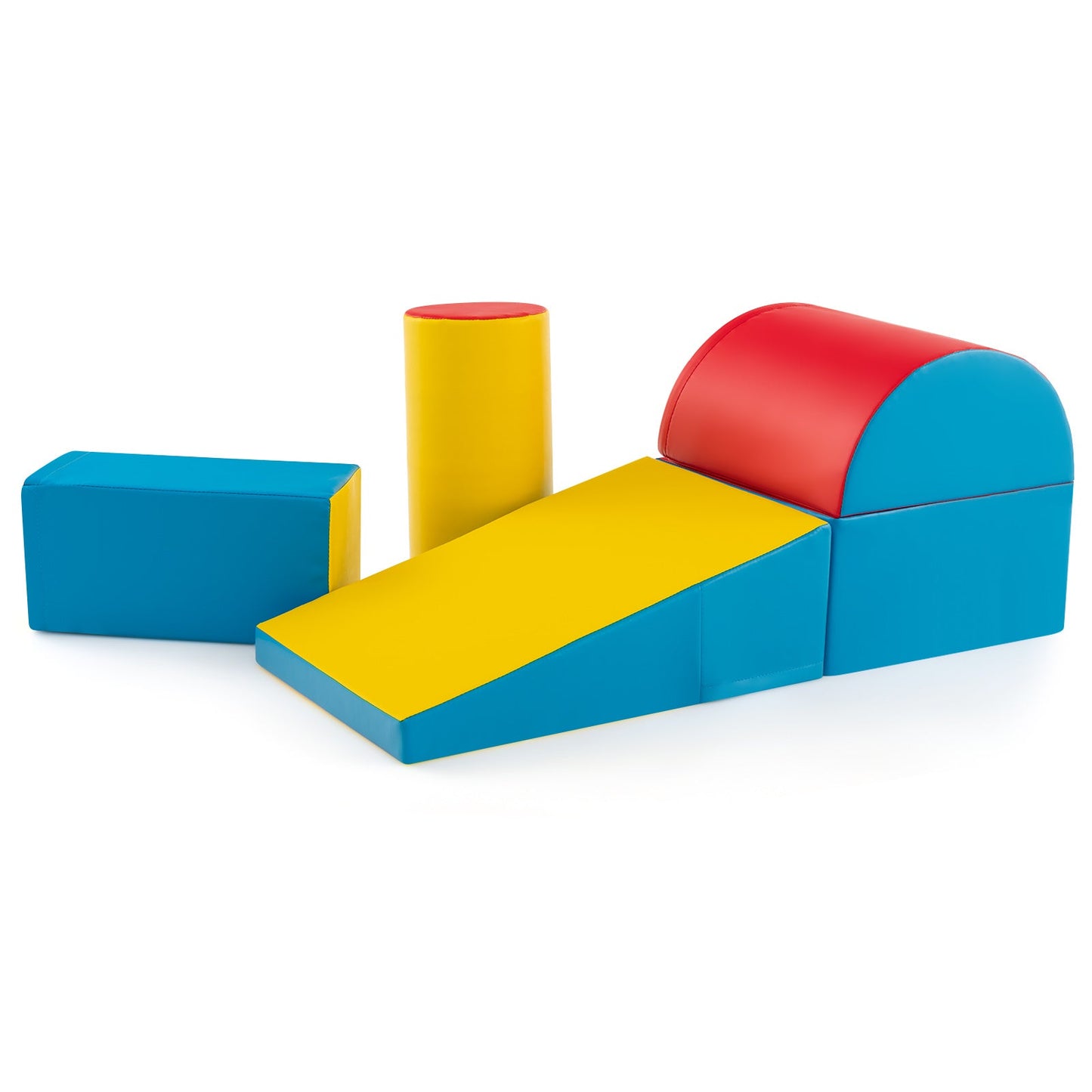 Conjunto de Actividades para Escalar y Gatear para Niños de 5 Piezas - Rojo