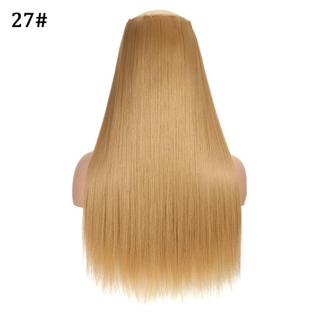 5 Clip In Hair Extensions - Heat Resistant Wavy Synthetic Hairpieces