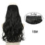 5 Clip In Hair Extensions - Heat Resistant Wavy Synthetic Hairpieces