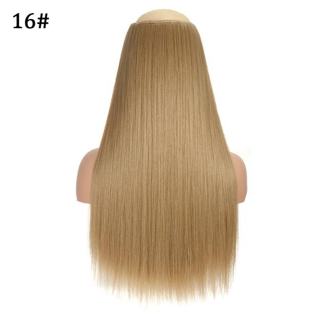 5 Clip In Hair Extensions - Heat Resistant Wavy Synthetic Hairpieces