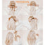 5 Clip In Hair Extensions - Heat Resistant Wavy Synthetic Hairpieces