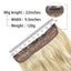 5 Clip In Hair Extensions - Heat Resistant Wavy Synthetic Hairpieces