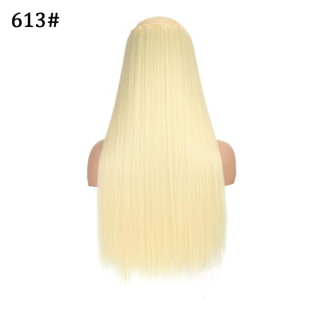 5 Clip In Hair Extensions - Heat Resistant Wavy Synthetic Hairpieces