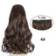 5 Clip In Hair Extensions - Heat Resistant Wavy Synthetic Hairpieces