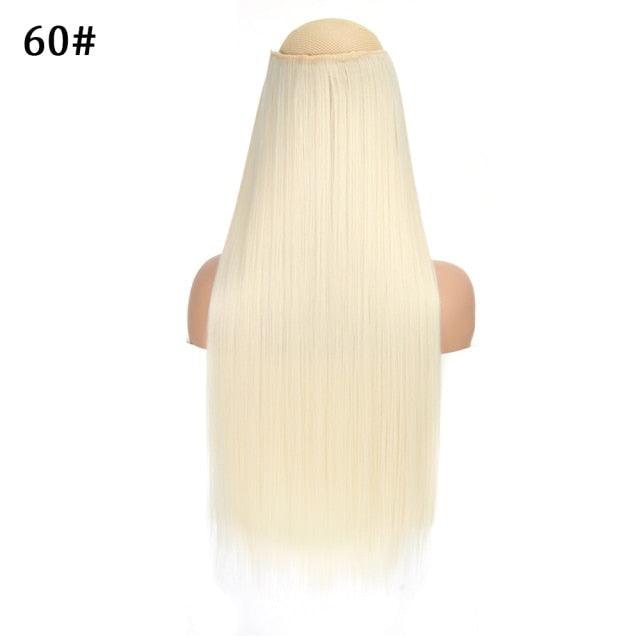 5 Clip In Hair Extensions - Heat Resistant Wavy Synthetic Hairpieces